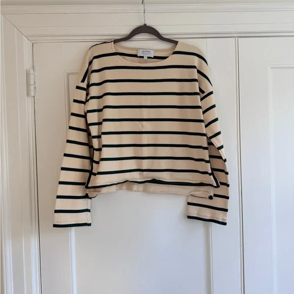 La Ligne Long Sleeve Brenton Tee - Picture 1 of 5